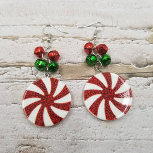 Peppermint Christmas Earrings